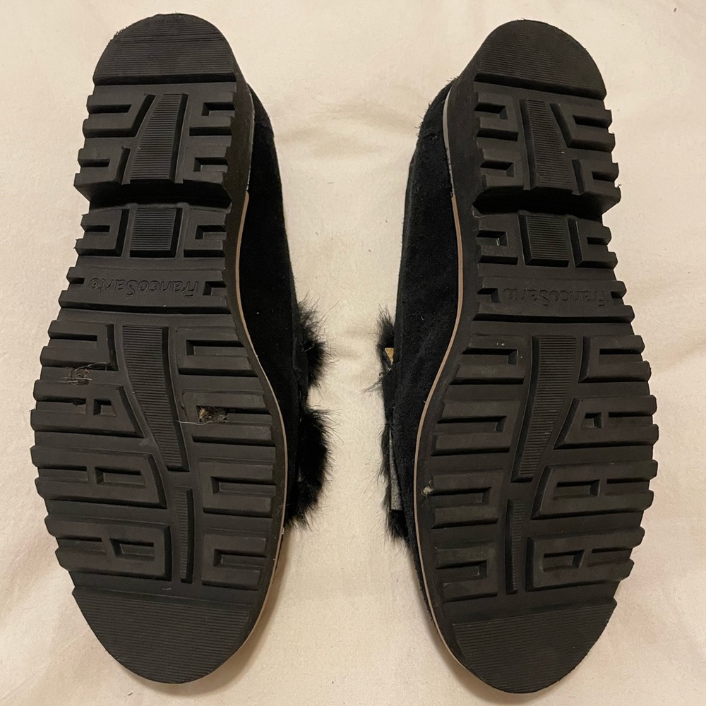 Franco Sarto Cyrus Suede Faux Fur Loafer - Picture 3 of 4